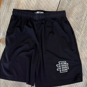 Kids Black Mesh Shorts